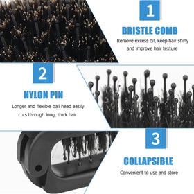 Ancable two-pack pocket brush shown for home and travel use