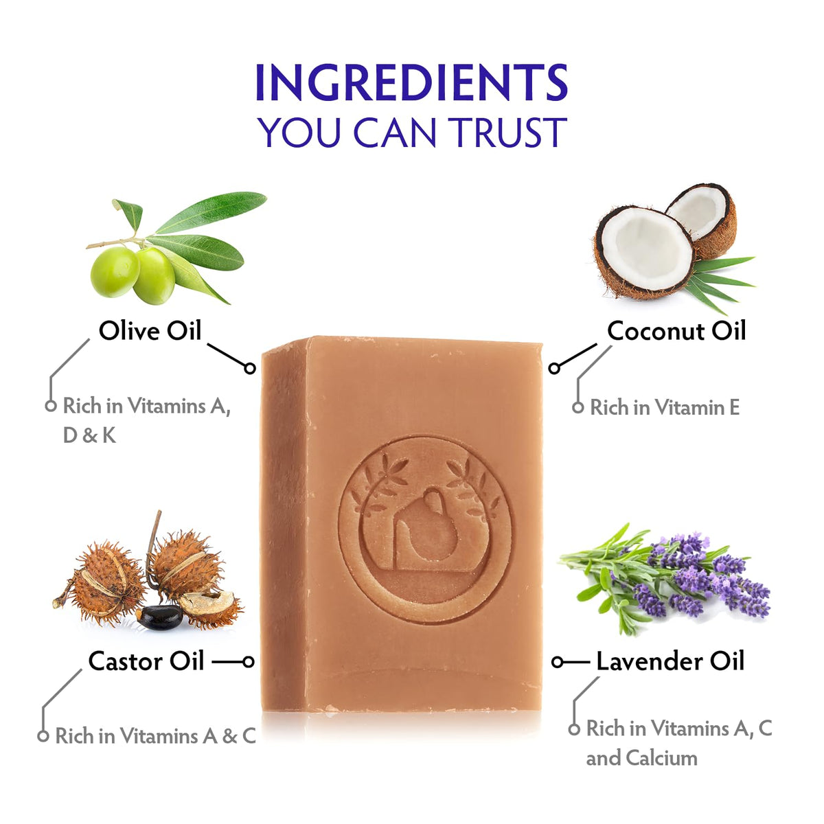 Ancient Greek Remedy rich lather on skin demonstrates gentle cleansing.