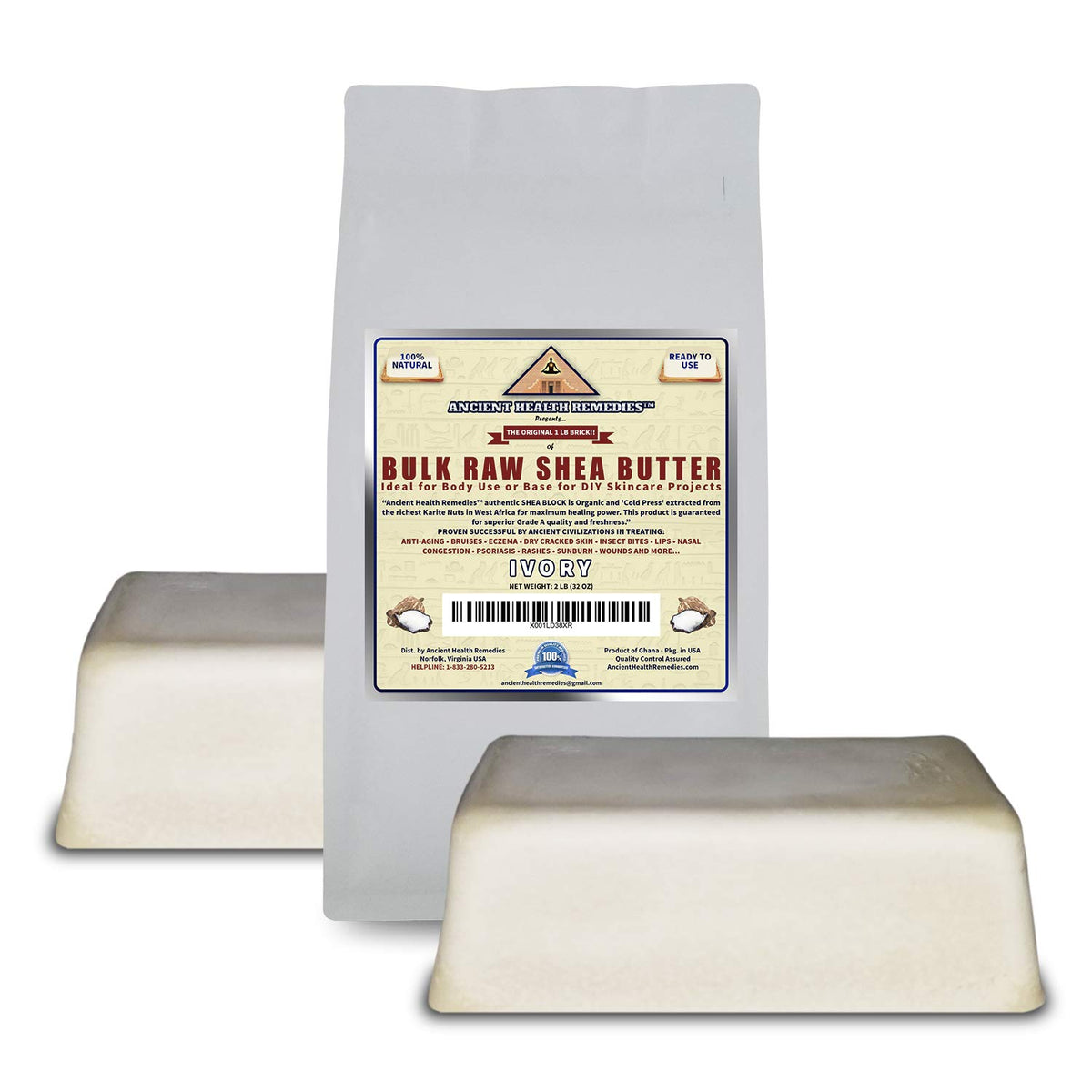 ANCIENT HEALTH REMEDIES shea butter jar bulk packaging for easy sourcing