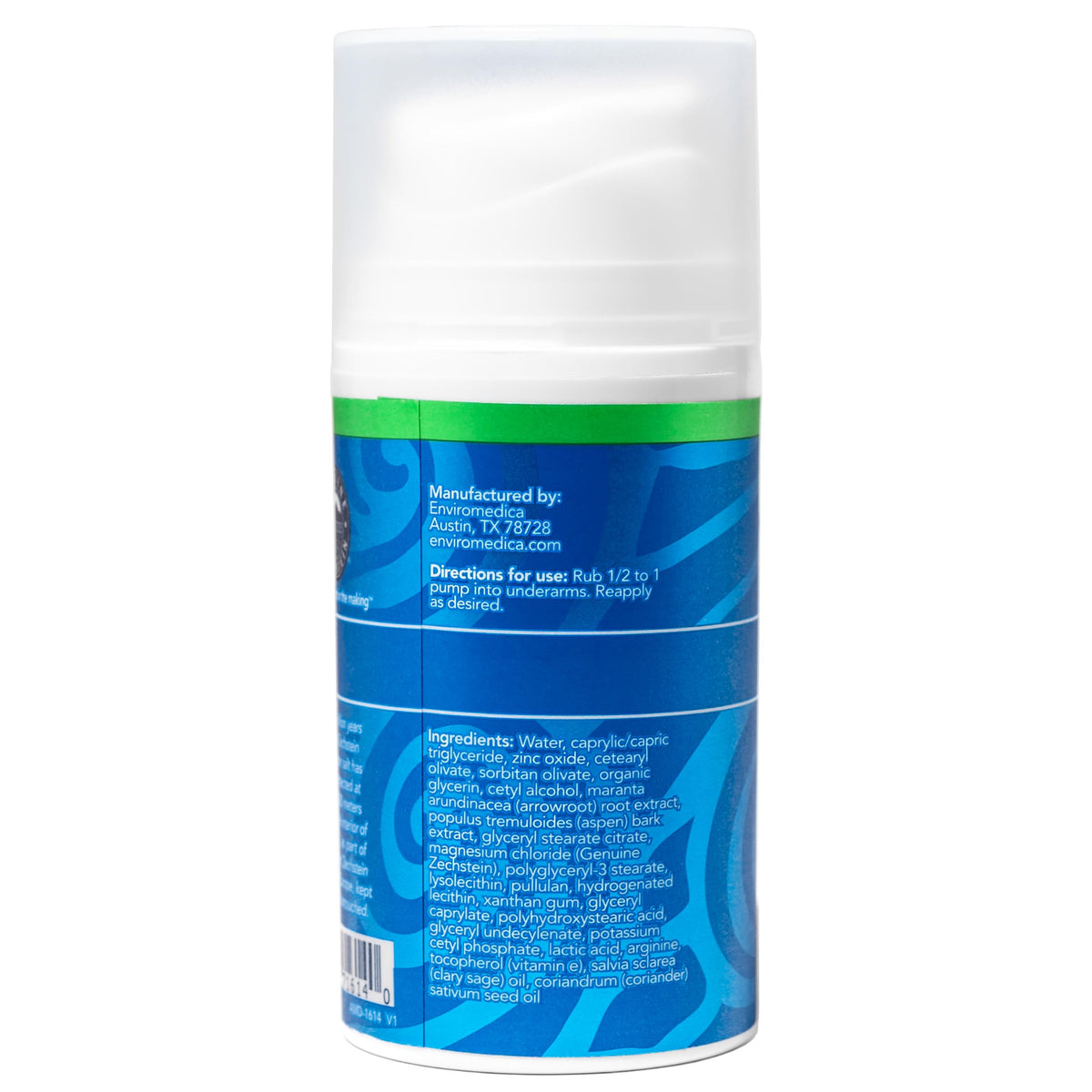 Travel-ready 2 oz size in compact container