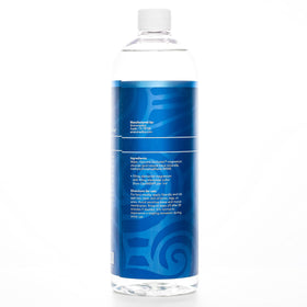 Ancient Minerals Magnesium Oil Ultra refill on bathroom counter for routine.