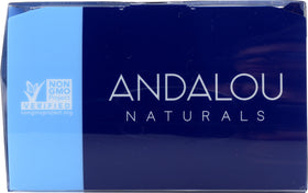 Andalou Naturals Age Defying Kit packaging highlighting three-piece system for thinning hair routines
