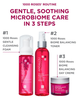 Andalou Naturals Alpine Rose stem cells image suggesting vitality and renewal
