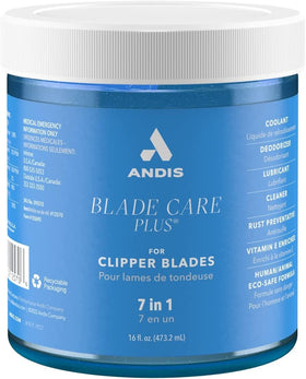 Andis Blade Care Plus Jar pack: dual jars shown for easy blade maintenance