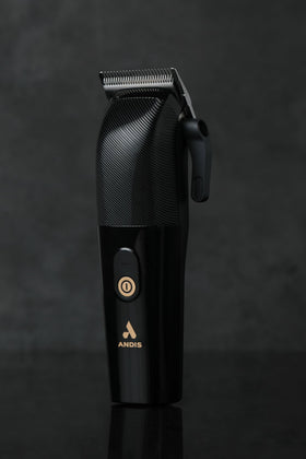 Andis Envy II black finish on a professional station.