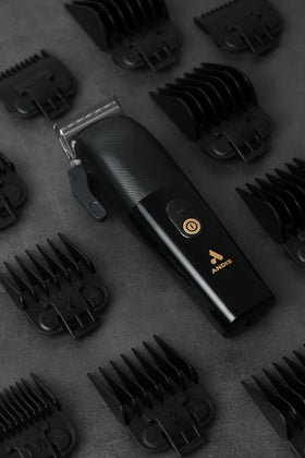 Andis Envy II lithium-ion battery offers up to two hours of run time.