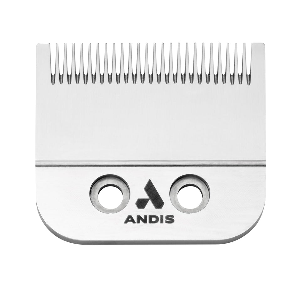 Andis Fade Master carbon-steel blade for smooth fades and long-lasting sharpness.