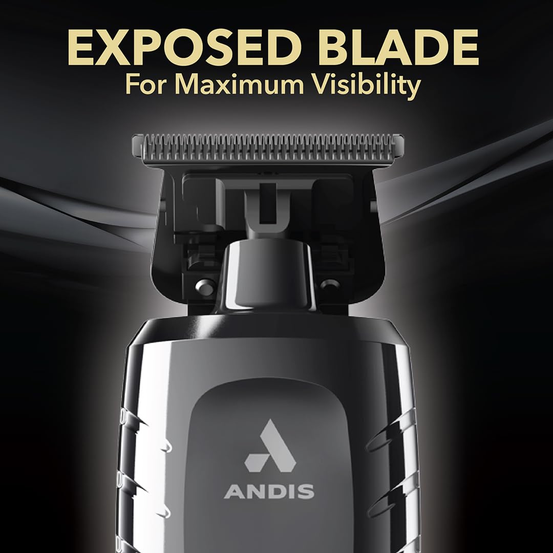 Andis GTX-EXO II attachment combs arranged for versatile trimming