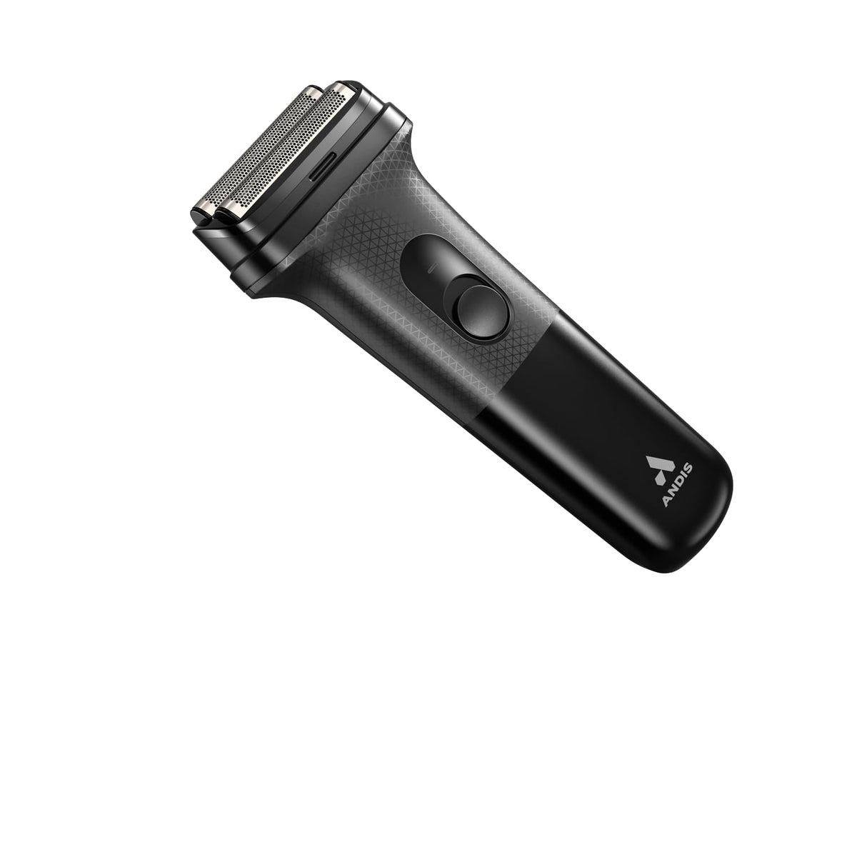 Andis inFORM sensitive skin head close-up suggests extra irritation protection.