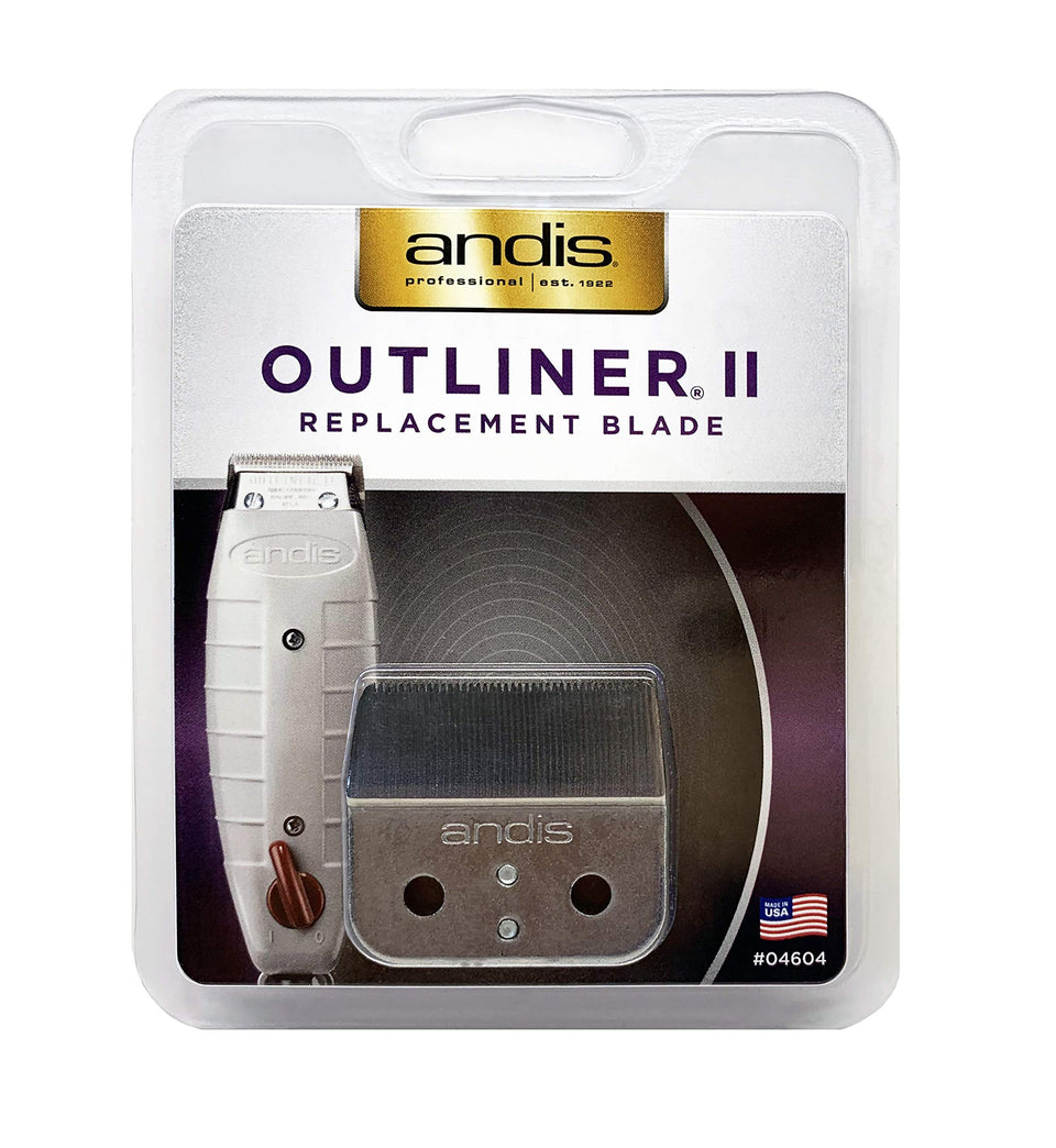 Andis Outliner II blade 04604 close-up for precise outlining cuts