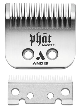 Andis Phat Master ML blade features 28-tooth carbon-steel for smoother results