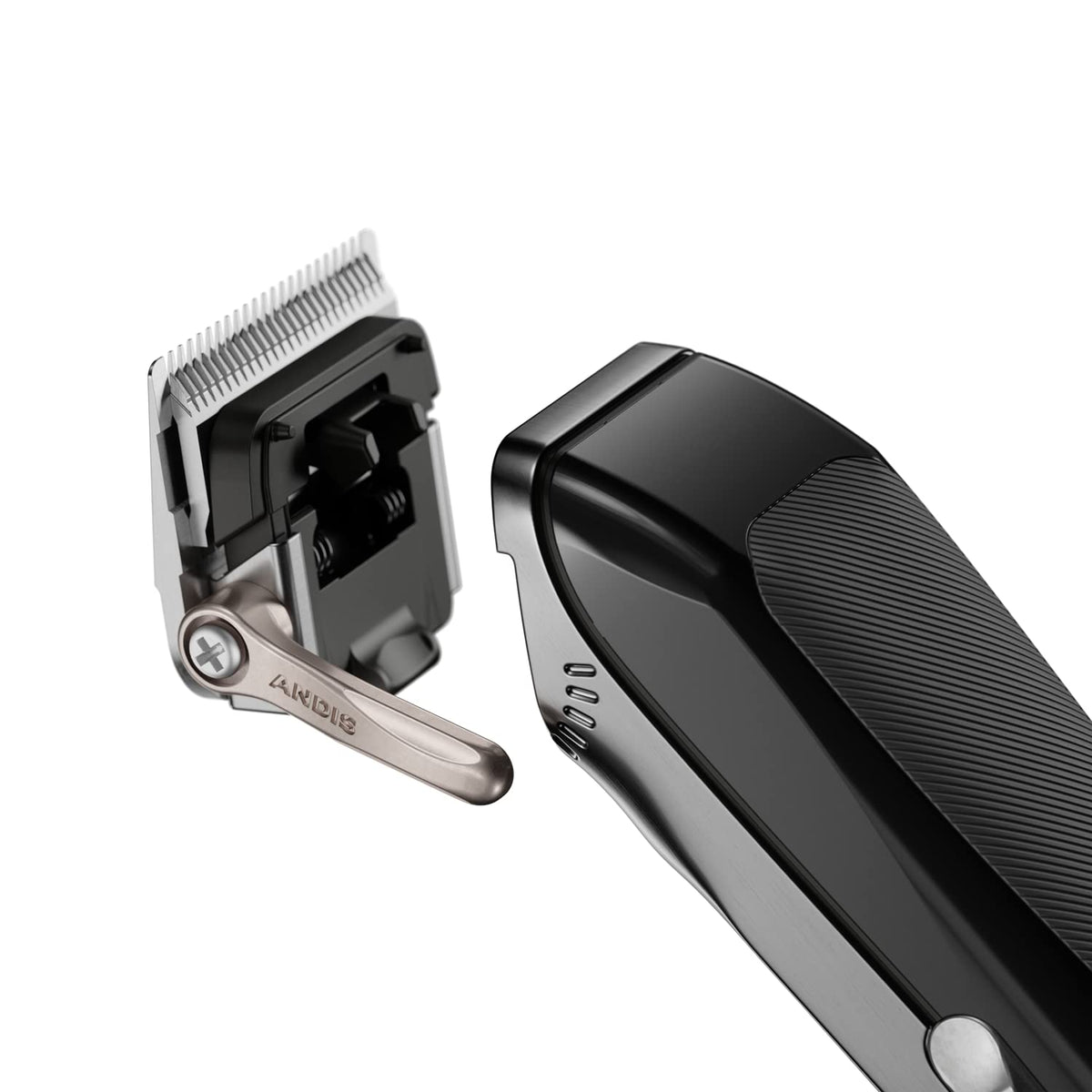 Andis reVITE aluminum lower housing delivers durable, long-lasting performance.