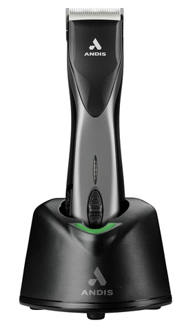Andis Supra ZR II cordless clipper front view for precise, cable-free grooming.