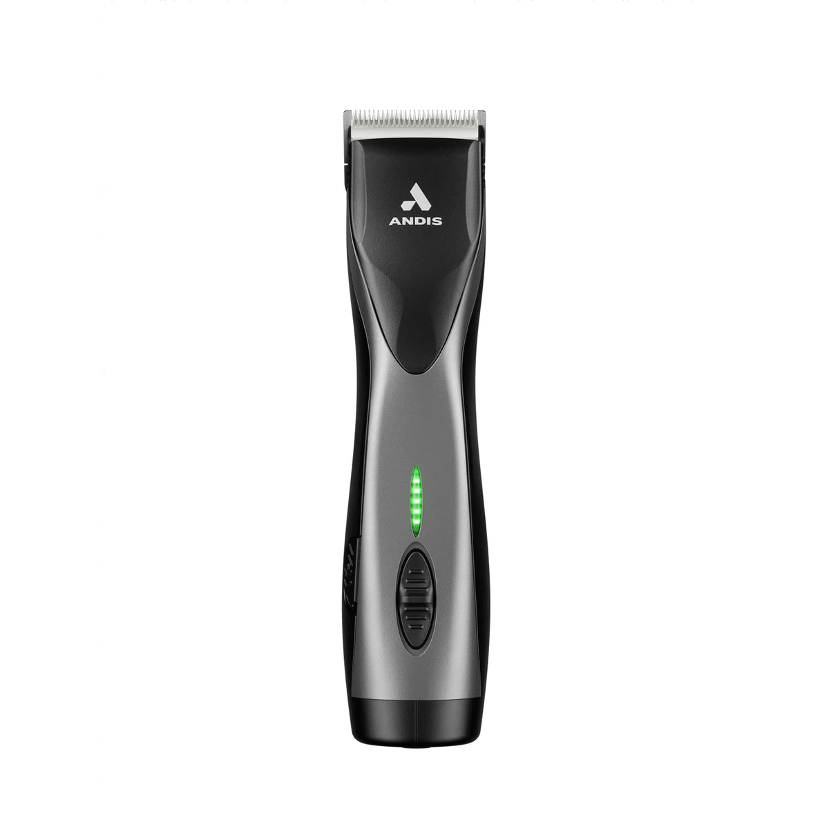 Andis Supra ZR II cordless clipper side view showing lightweight, easy-handling design.