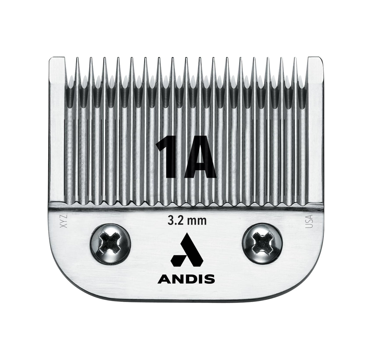 Andis UltraEdge 1A carbon steel blade for detachable clippers; durable edge life.