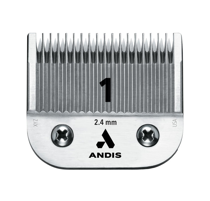 Andis UltraEdge carbon-infused blade size 1 for precise short tapering.