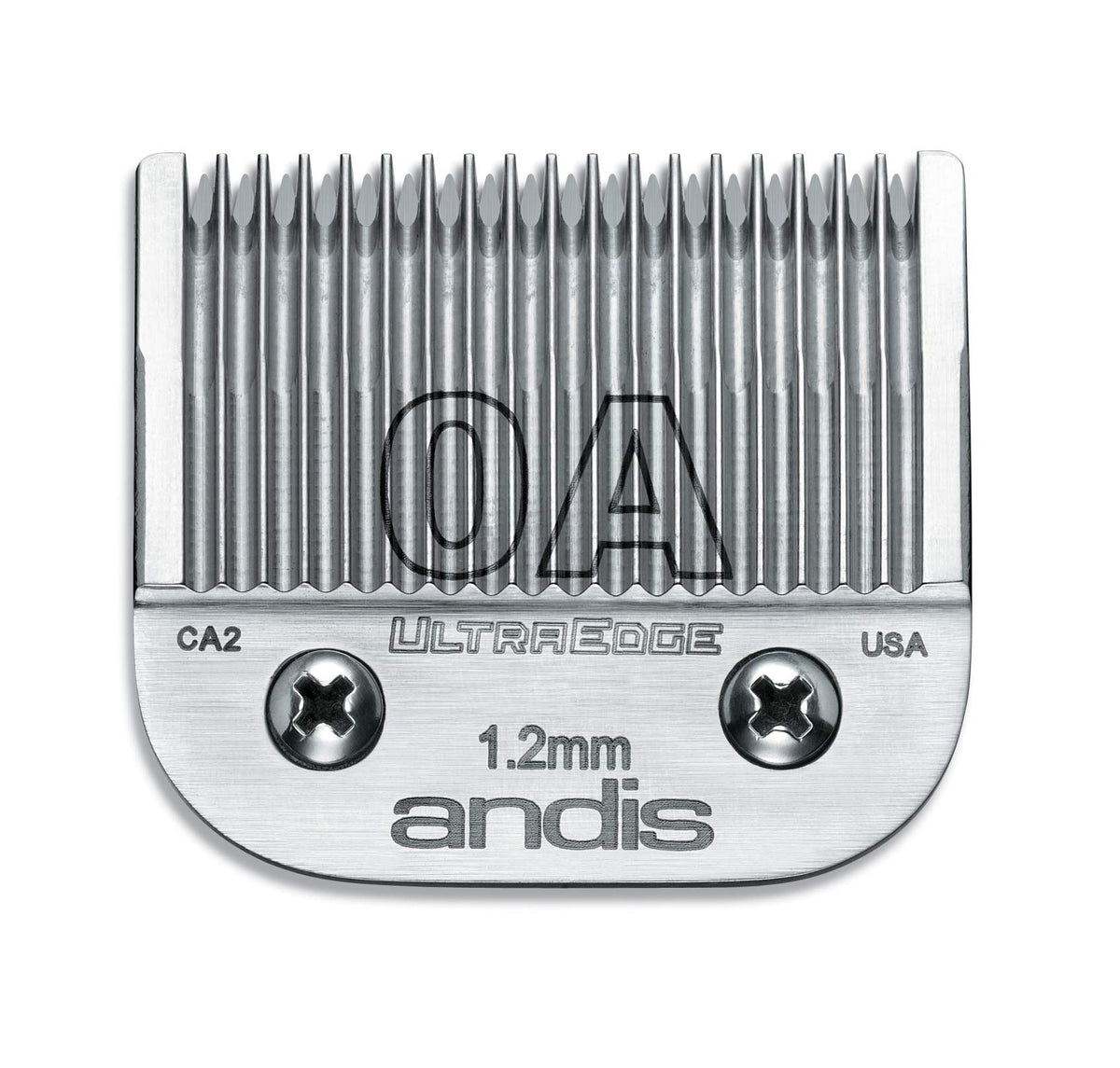 Andis UltraEdge carbon steel detachable blade 0A for precise clipper-over-comb work