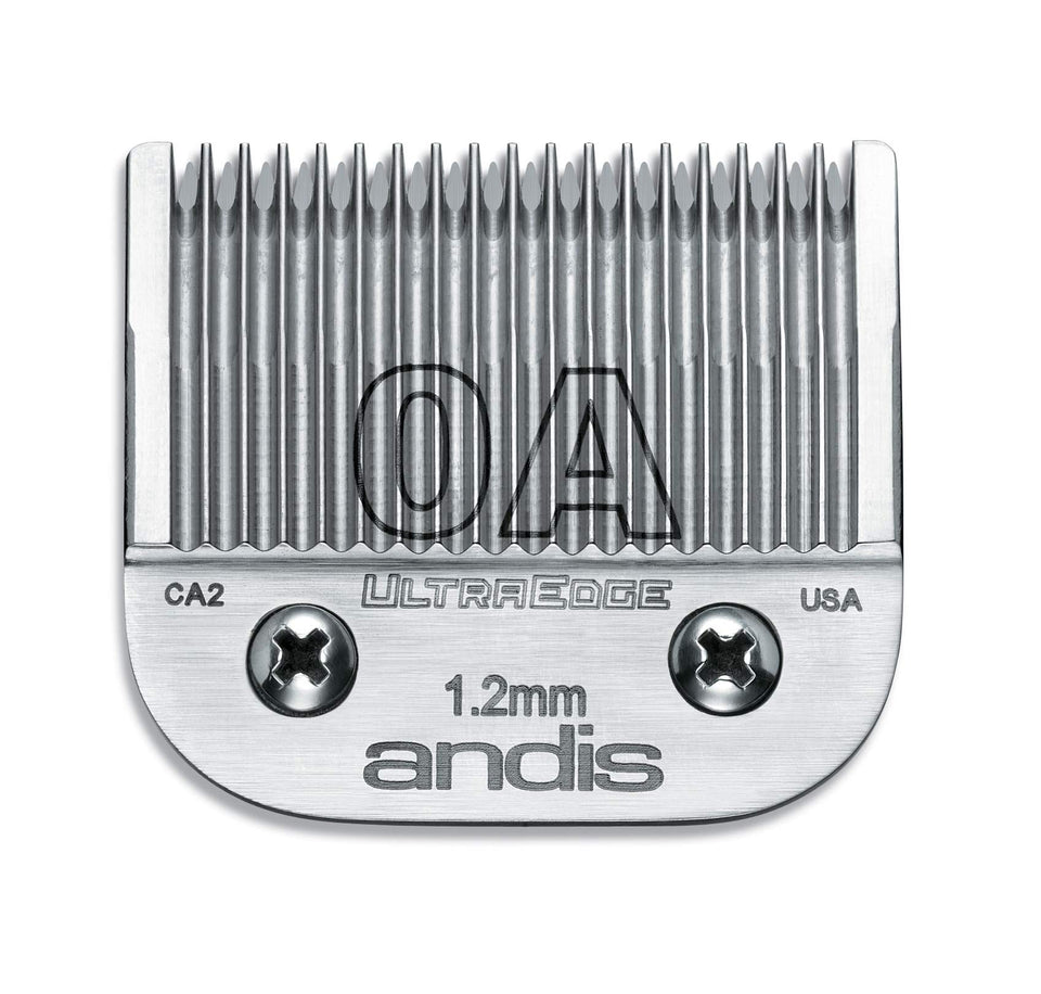 Andis UltraEdge carbon steel detachable blade 0A for precise clipper-over-comb work