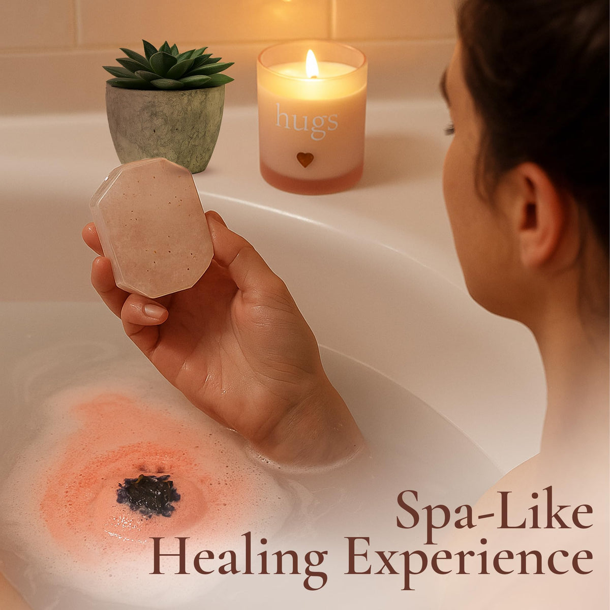 Andlane Get Well Soon Basket with a bath bomb for gentle self-care moments.