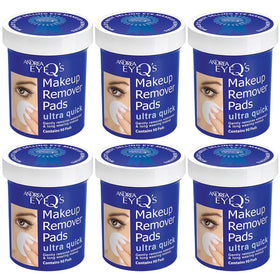 Andrea Eye Q's remover pad close-up showing soft texture for gentle cleansing