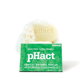 Andrew Lessman pHact mint bar front view, gentle cleansing for all skin types