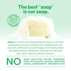 Andrew Lessman pHact mint bar close-up with peppermint scent and refreshing feel