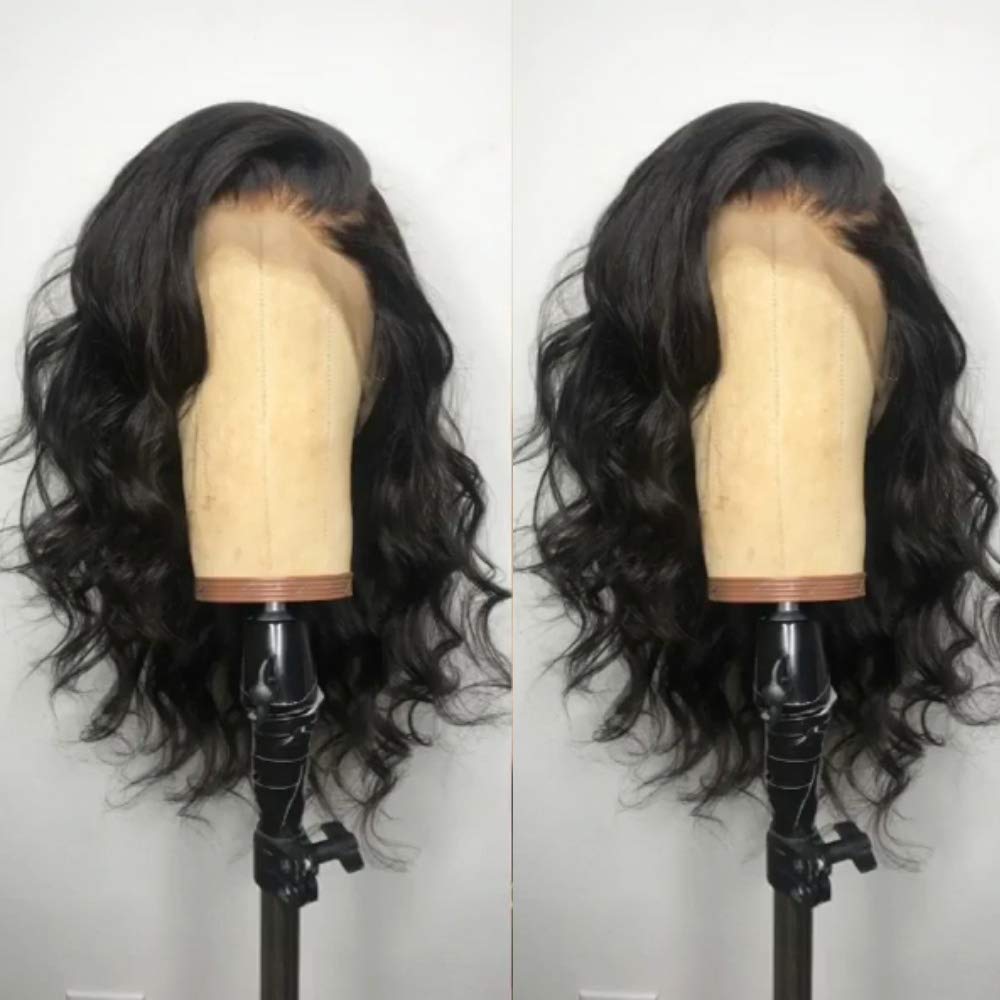 ANDRIA 13x4 HD lace front wig with 16-inch body wave for natural daily look.
