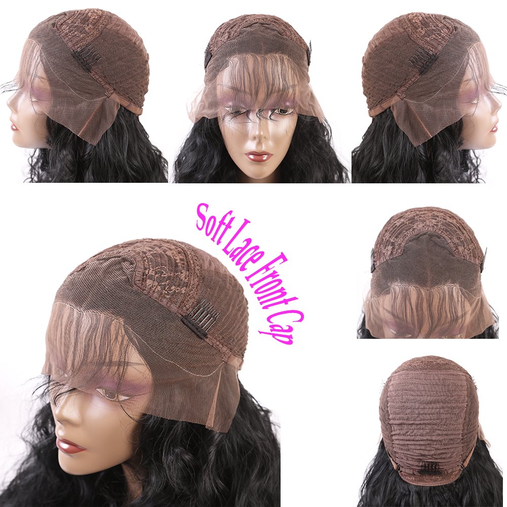 ANDRIA lace-front closure wig enabling versatile styles.