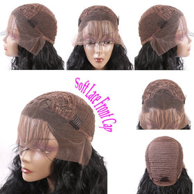 ANDRIA lace-front closure wig enabling versatile styles.