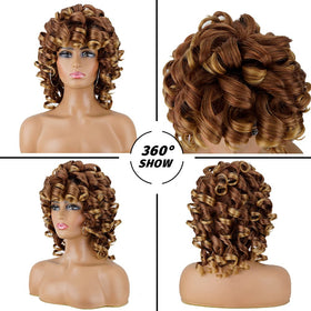 Andromeda 14-inch curly wig provides lightweight comfort with long-lasting wear
