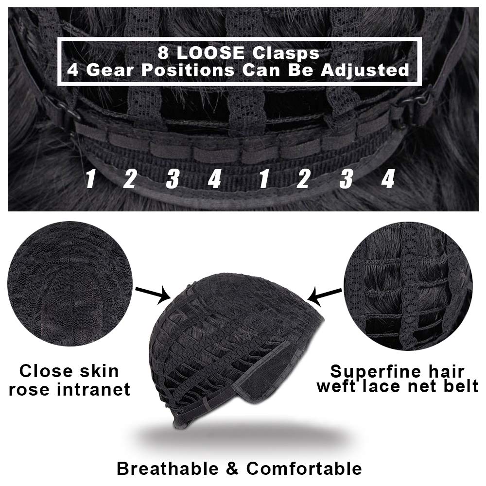 Andromeda breathable rose net cap keeps scalp comfortable during extended wear