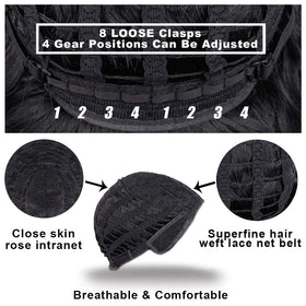 Andromeda wig care card included for best results and styling tips.