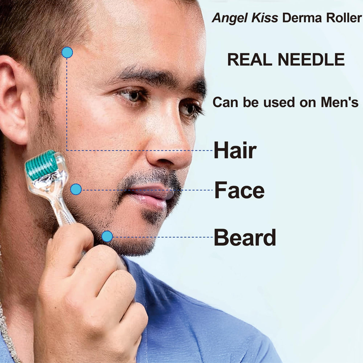 Angel Kiss Derma Roller case open for storage