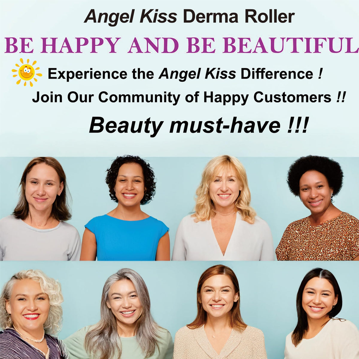 Angel Kiss Derma Roller gift set ideal for skincare lovers