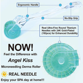 Angel Kiss derma roller in a home beauty kit ideal for gifting.