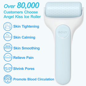 Angel Kiss Ice Roller used around the eye area to de-puff.