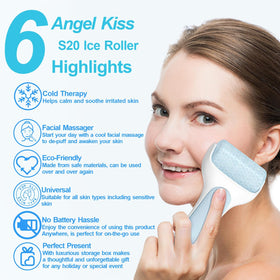 Angel Kiss Ice Roller aids pore care for a more even complexion.