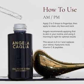 Radiant complexion possible with consistent use of Cell Forté Serum over time.