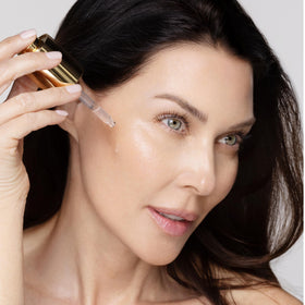 Silky texture on the skin signals hydration and elasticity support from Cell Forté Serum.