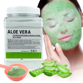 Angeland Jelly Mask application shows smooth coverage and hydration.