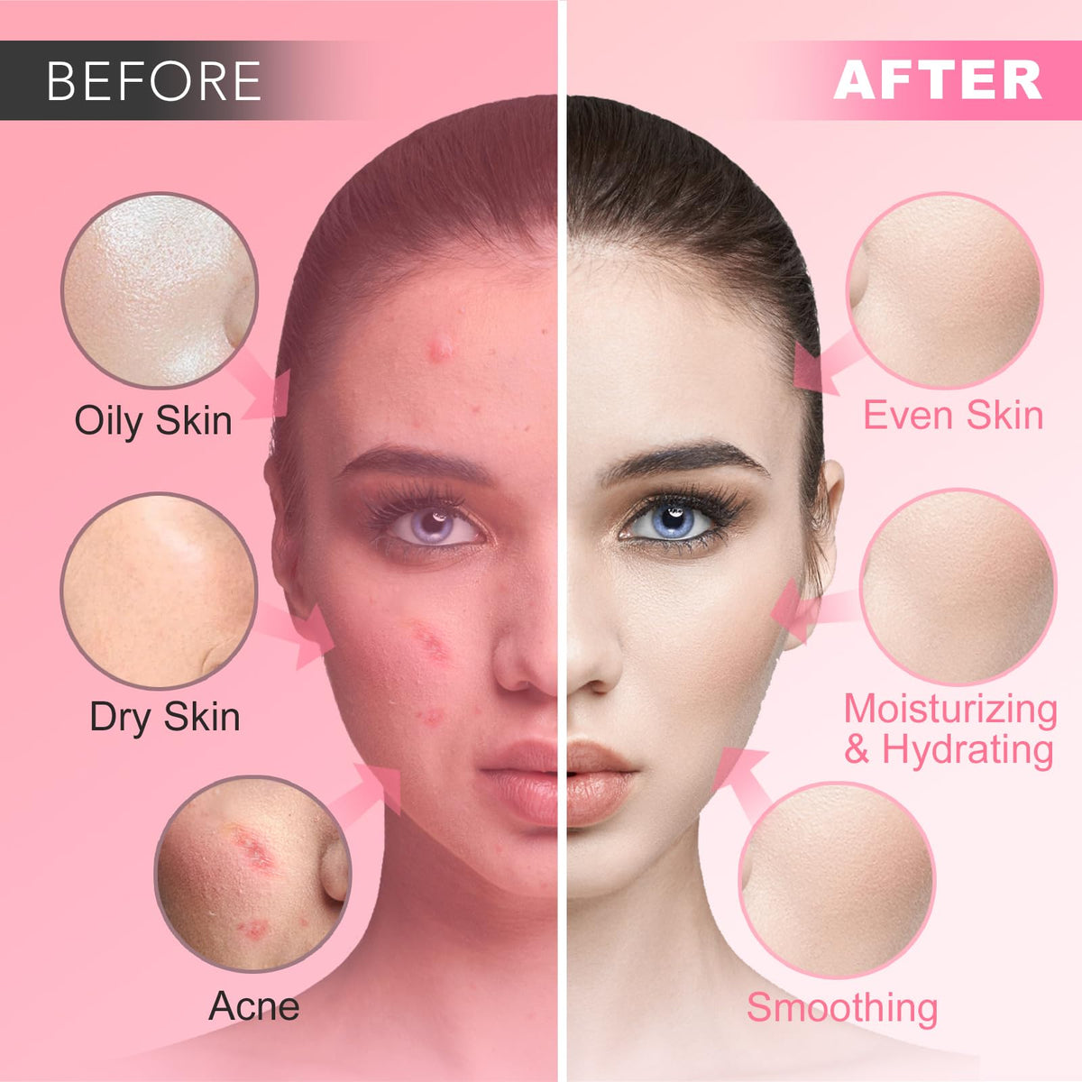 Angeland Jelly Mask applied to legs for deep moisture and nourishment