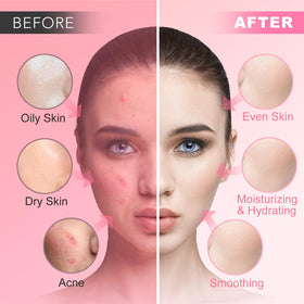 Angeland Jelly Mask applied to legs for deep moisture and nourishment