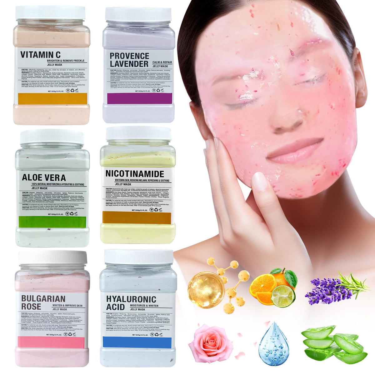 Angeland Jelly Mask glow after use with a soft, dewy complexion