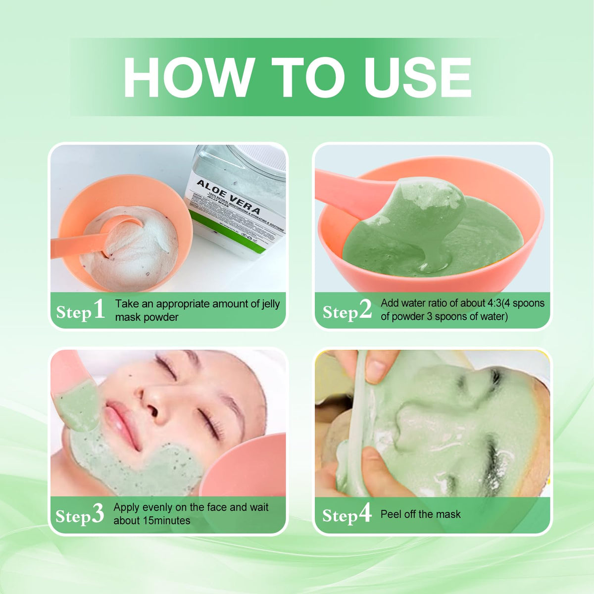 Angeland Jelly Mask glow after use for radiant, refreshed skin.