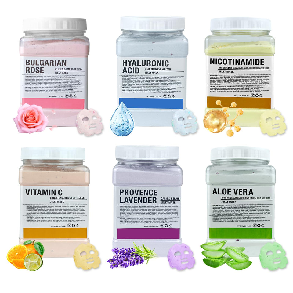 Angeland Jelly Mask jar close-up showing a rich, hydrating formula