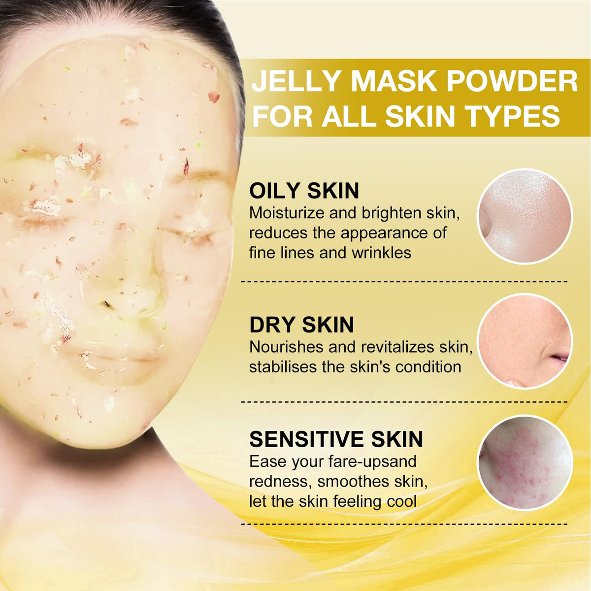Angeland jelly mask rose-petal-extracts nourish gently.