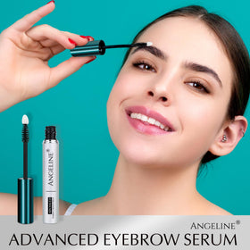 Angeline eyebrow growth serum application along the brow arch for fuller look