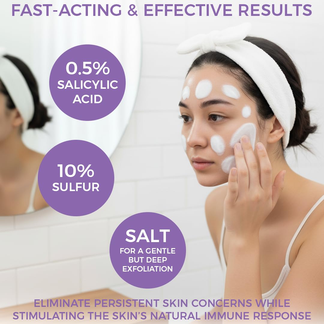 Hand lather of Angel's Skin soap applied to targeted area.