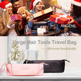 ANGENIL travel bag large interior compartment accommodates multiple tools at once.