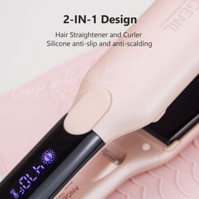 ANGENIL Pro flat iron dual voltage display on digital LCD